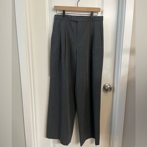 Uniqlo Pleated Wide Straight Pants
